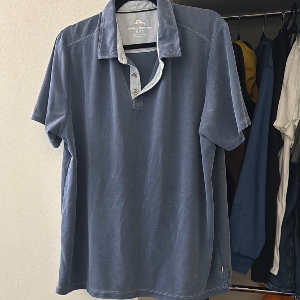 Tommy Bahama Slate Blue Polo Shirt